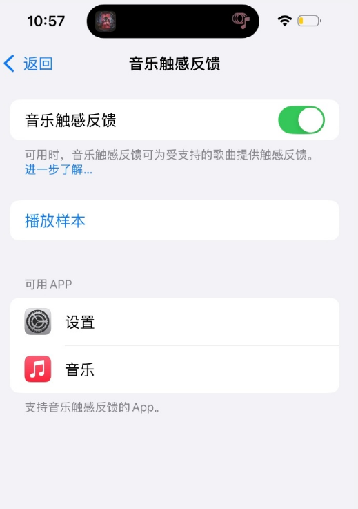 苹果手机音乐触感反馈功能详解与开启教程分享